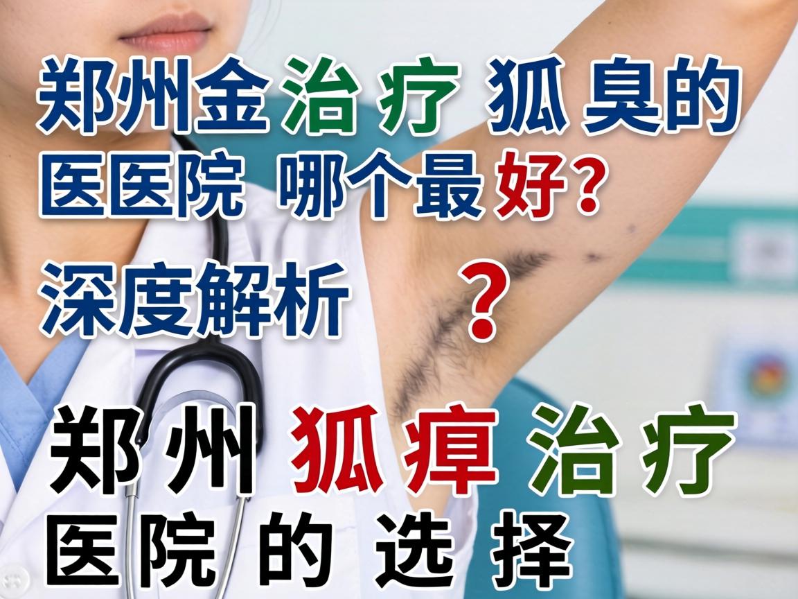 郑州治疗狐臭的医院哪个最好？深度解析郑州狐臭治疗医院的选择