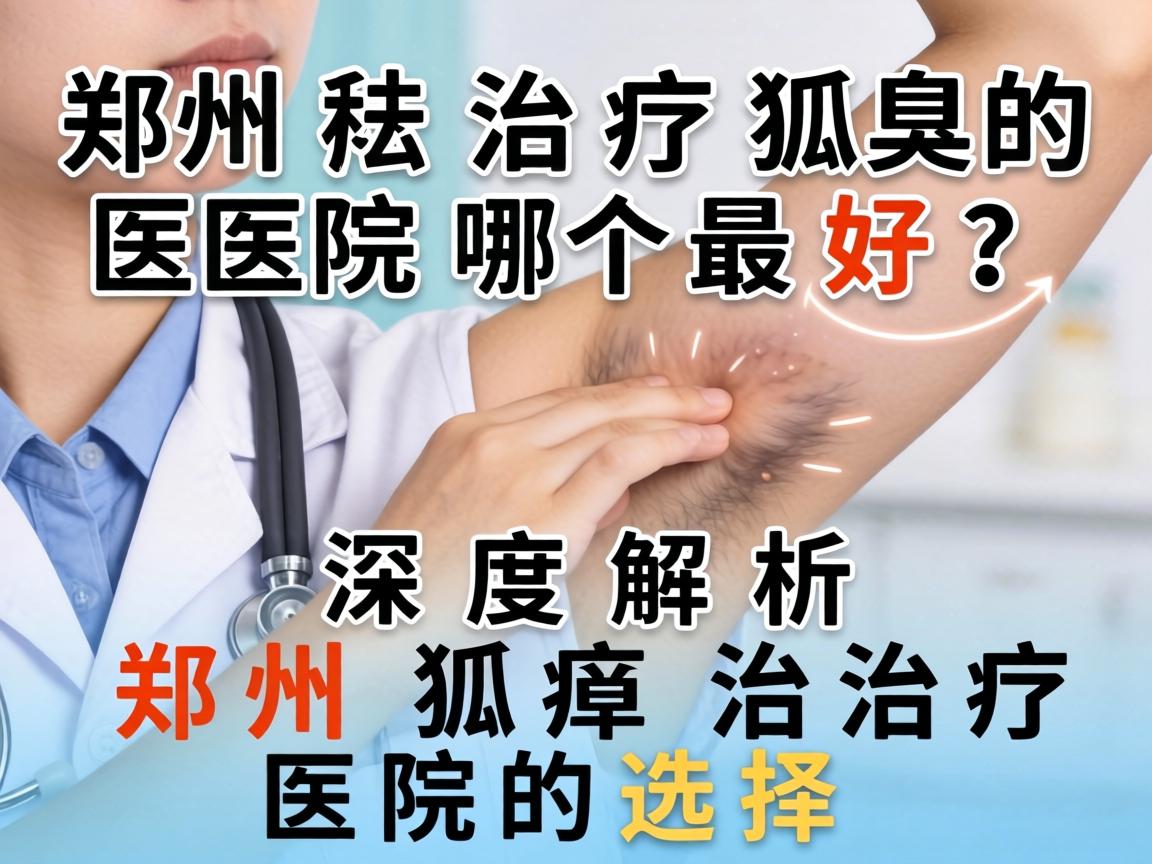 郑州治疗狐臭的医院哪个最好？深度解析郑州狐臭治疗医院的选择