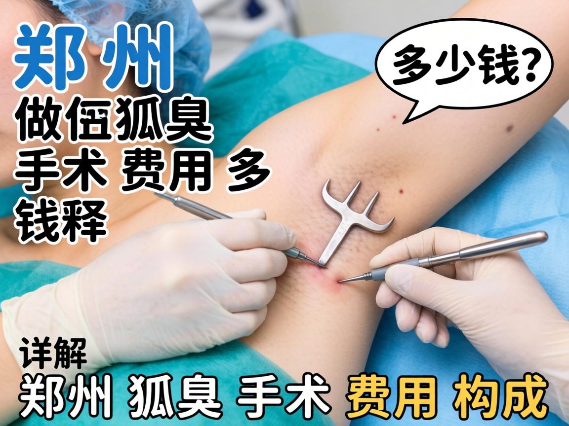郑州做狐臭手术费用多少钱？详解郑州狐臭手术费用构成