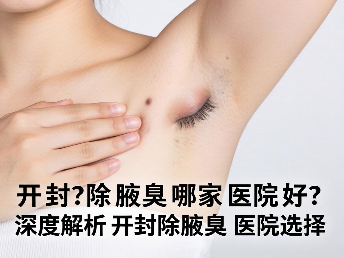 开封除腋臭哪家医院好？深度解析开封除腋臭医院选择