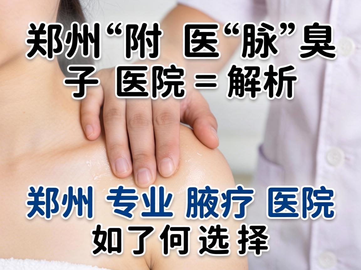 郑州附医腋臭医院解析，郑州专业腋臭医院如何选择