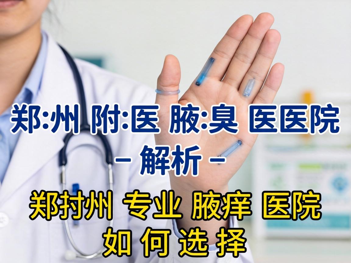 郑州附医腋臭医院解析，郑州专业腋臭医院如何选择