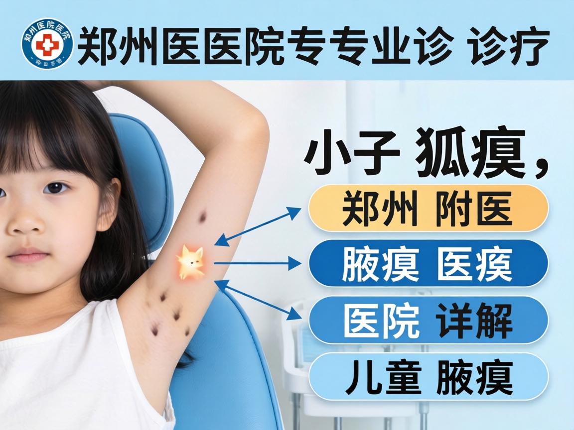 郑州医院专业诊疗小孩子狐臭，郑州附医腋臭医院详解儿童腋臭
