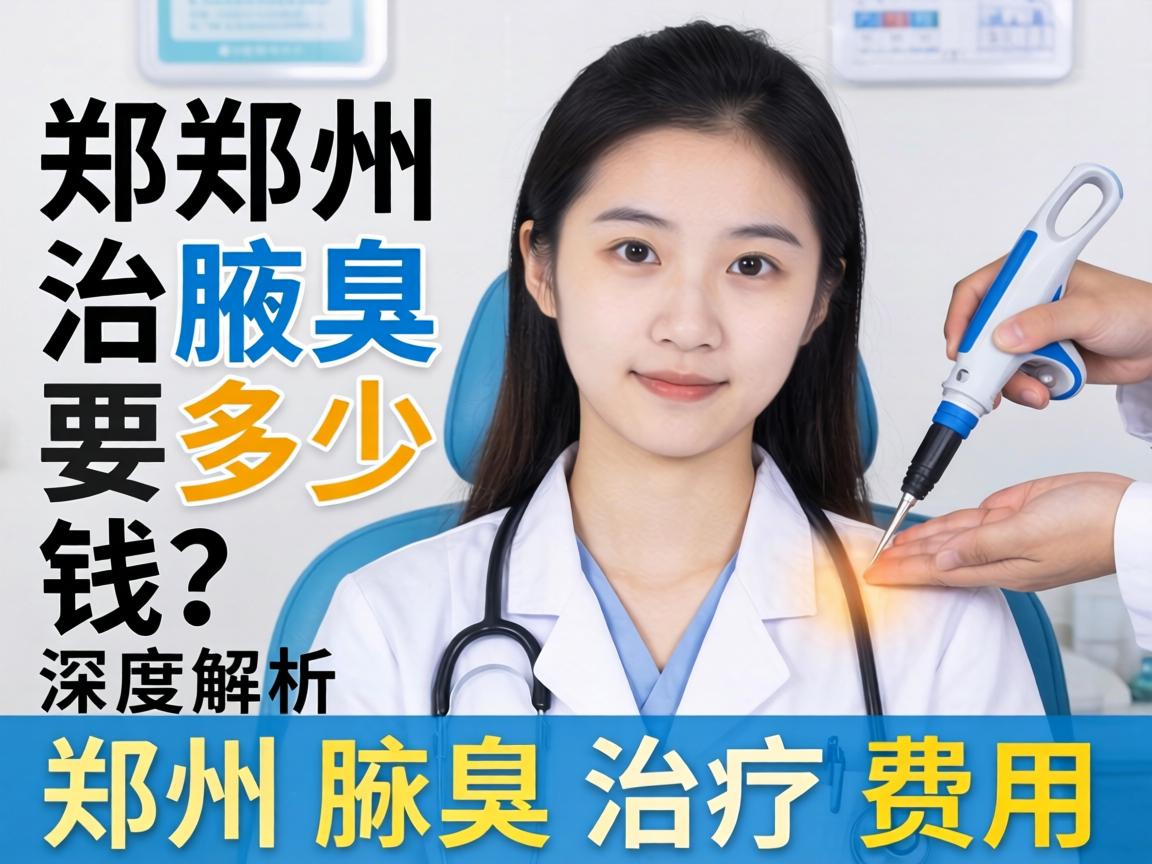 郑州治腋臭要多少钱？深度解析郑州腋臭治疗费用