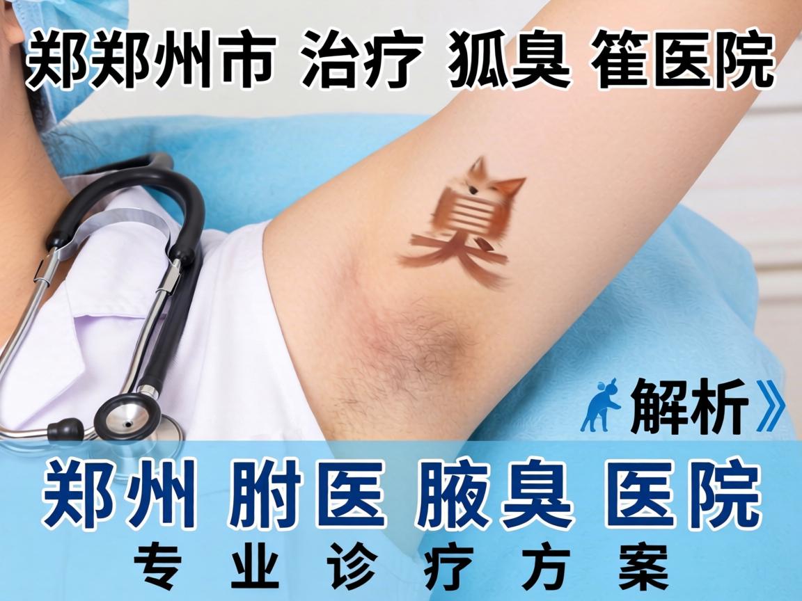 郑州治疗狐臭医院解析，郑州附医腋臭医院专业诊疗方案