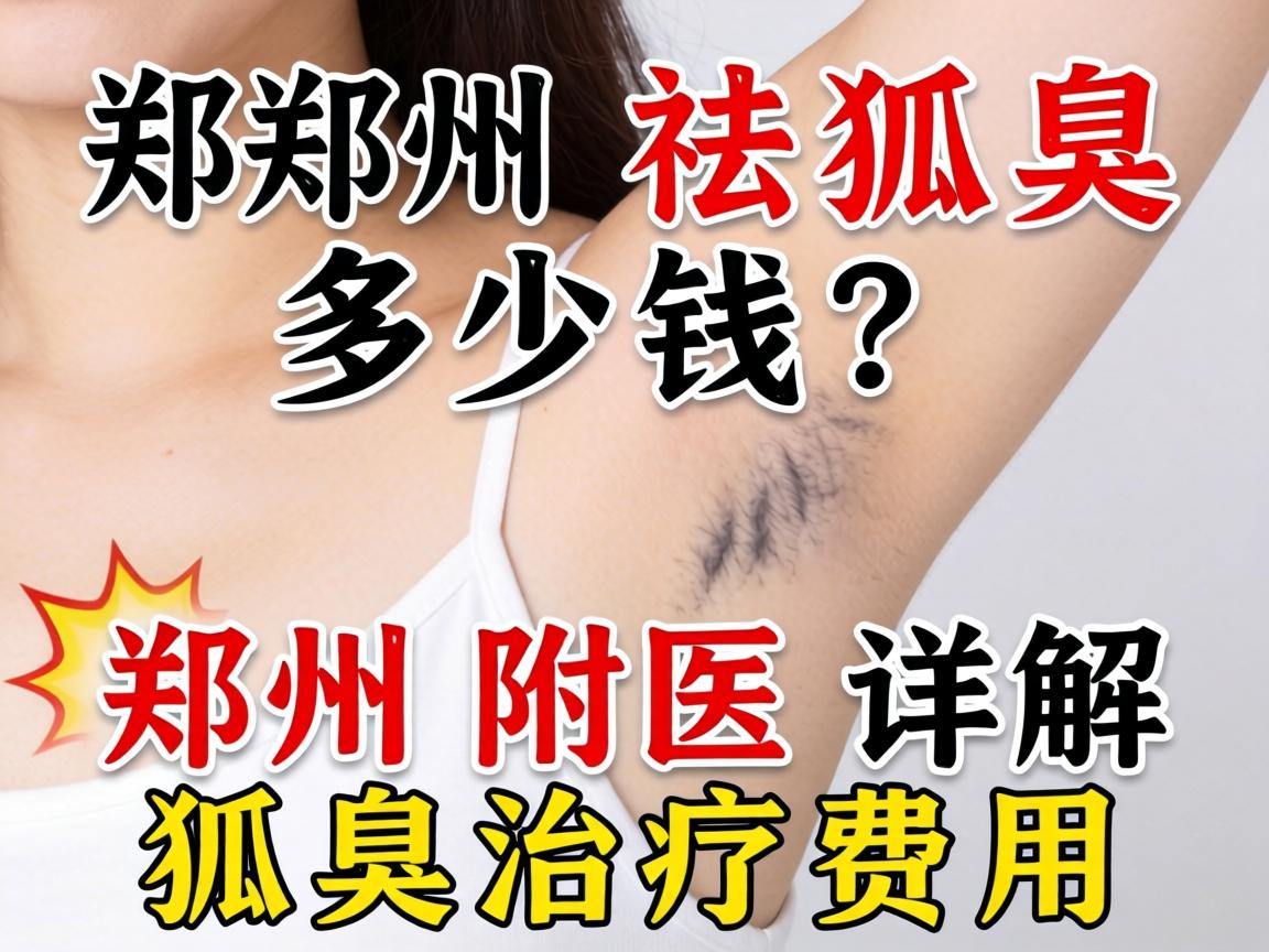 郑州祛狐臭多少钱？郑州附医详解狐臭治疗费用