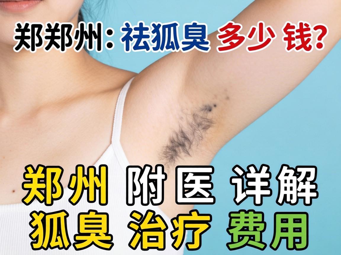 郑州祛狐臭多少钱？郑州附医详解狐臭治疗费用