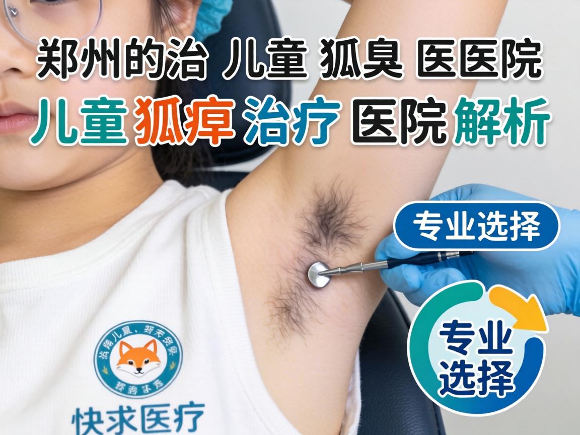 郑州治儿童狐臭医院解析，儿童狐臭治疗医院的专业选择