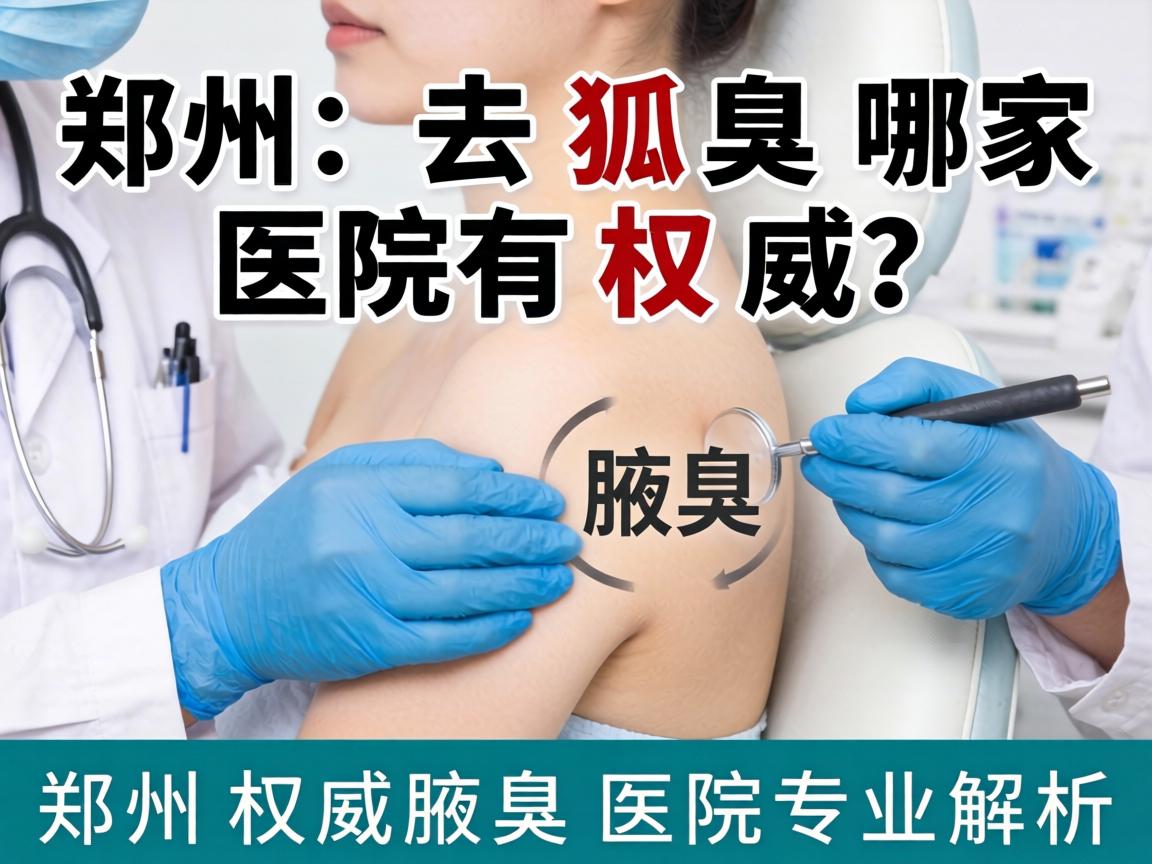 郑州去狐臭哪家医院有权威？郑州权威腋臭医院专业解析