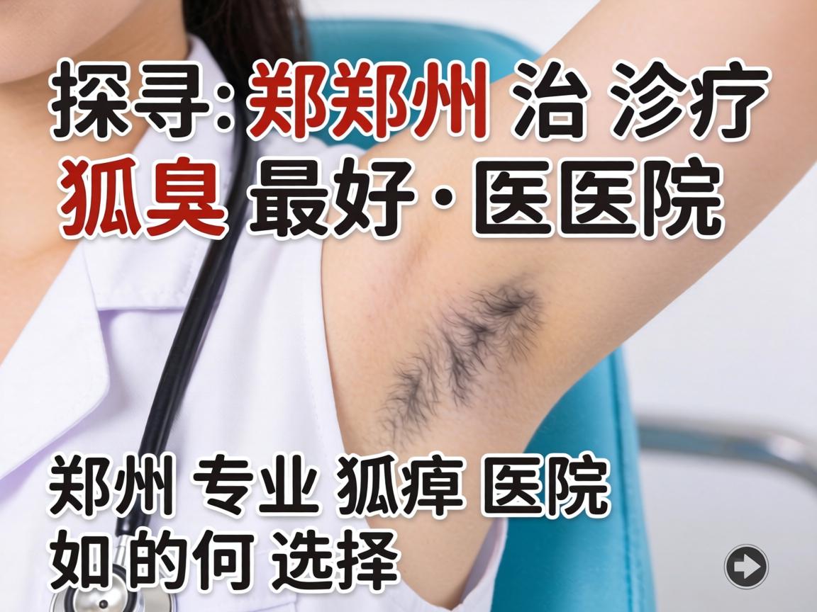探寻郑州治疗狐臭最好医院，郑州专业狐臭医院如何选择