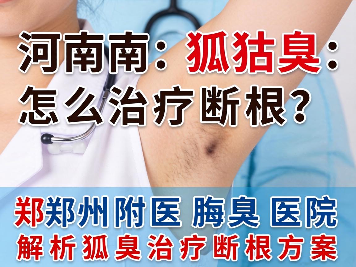 河南狐臭怎么治疗断根？郑州附医腋臭医院解析狐臭治疗断根方案
