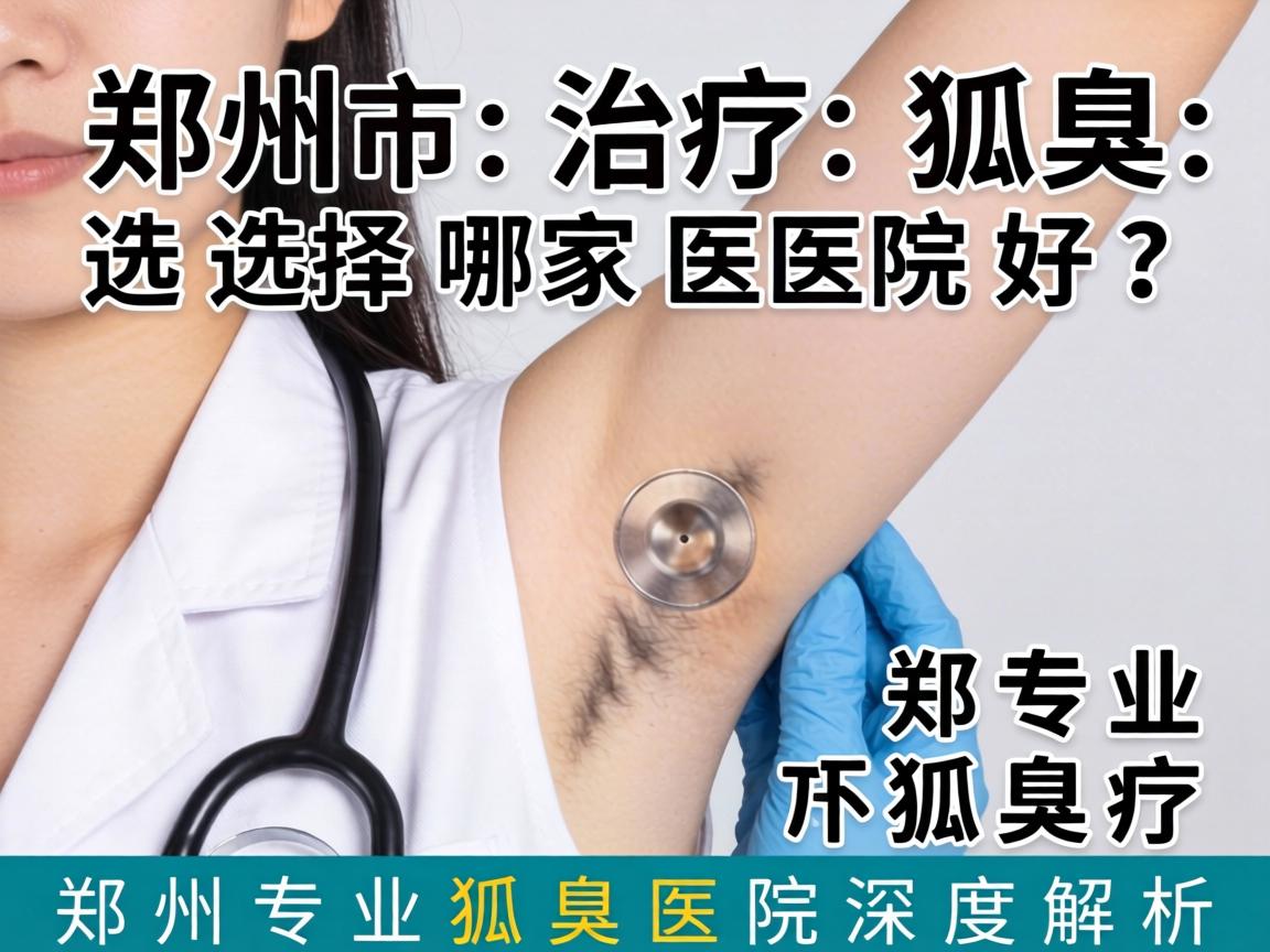 郑州治疗狐臭选择哪家医院好？郑州专业狐臭医院深度解析