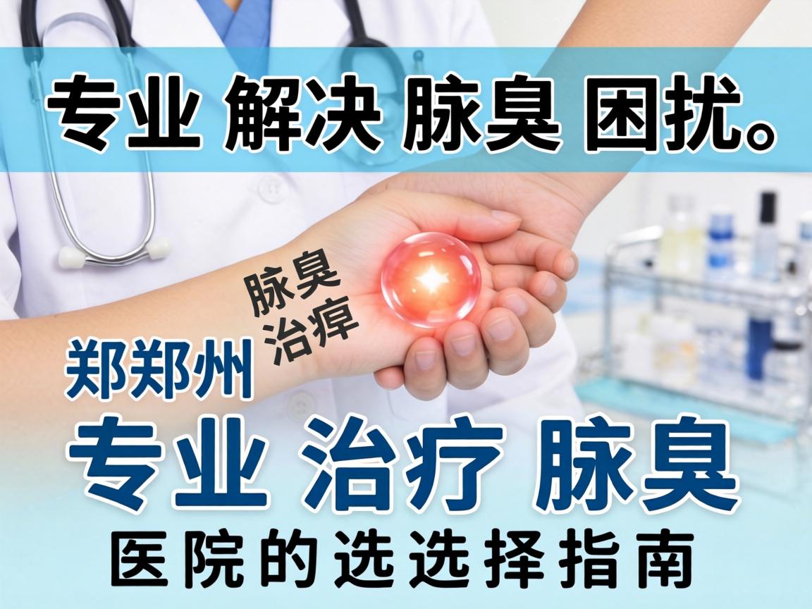 专业解决腋臭困扰，郑州专业治疗腋臭医院的选择指南