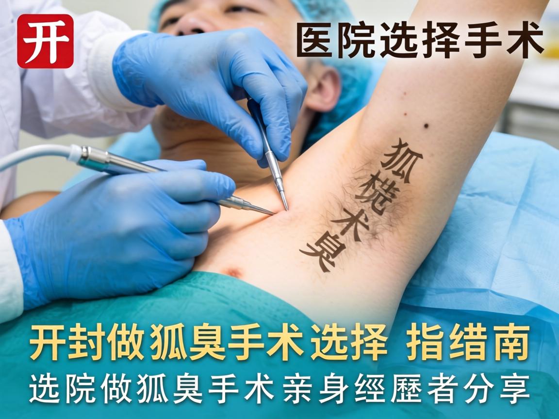 开封狐臭手术医院选择指南，开封做狐臭手术亲身经历者分享