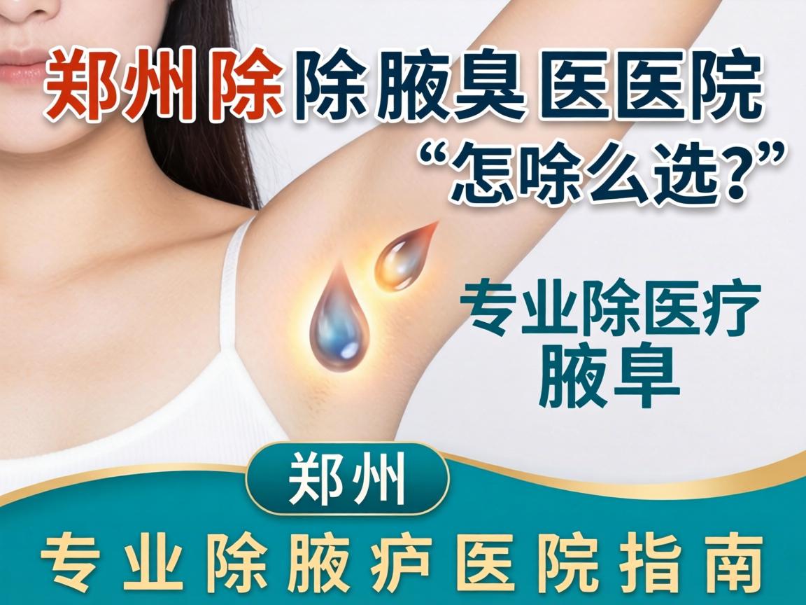郑州除腋臭医院怎么选?郑州专业除腋臭医院指南 郑州除腋臭医院怎么选?郑州专业除腋臭医院指南