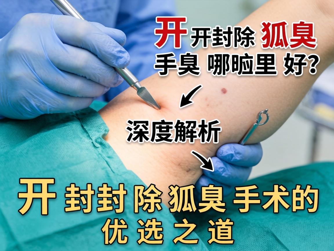 开封除狐臭手术哪里好？深度解析开封除狐臭手术的优选之道