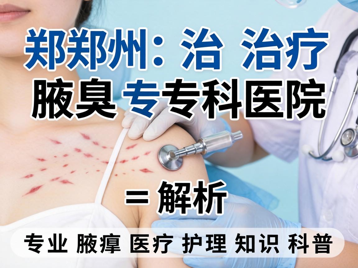 郑州治疗腋臭专科医院解析,专业腋臭医疗护理知识科普 郑州治疗腋臭专科医院解析,专业腋臭医疗护理知识科普