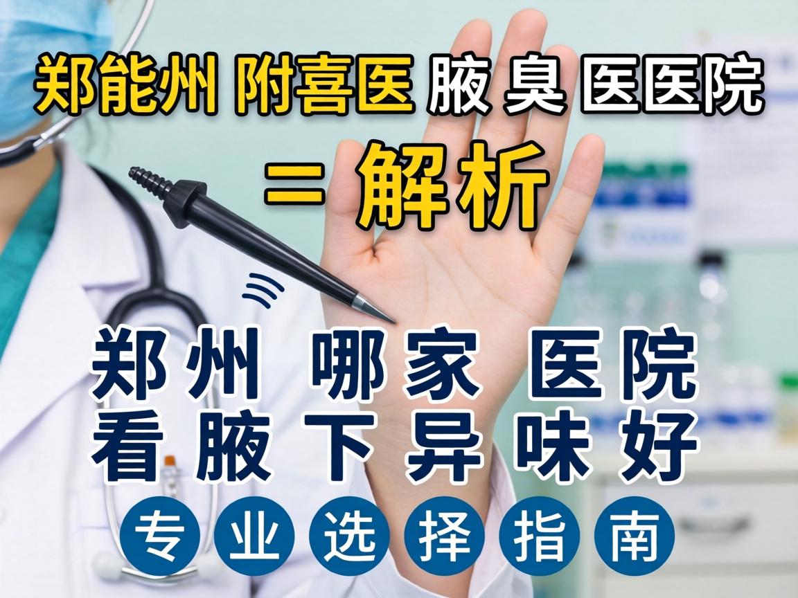 郑州附医腋臭医院解析,郑州哪家医院看腋下异味好,专业选择指南 郑州附医腋臭医院解析,郑州哪家医院看腋下异味好,专业选择指南