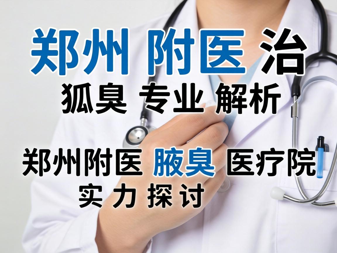 郑州附医治狐臭专业解析，郑州附医腋臭医院实力探讨
