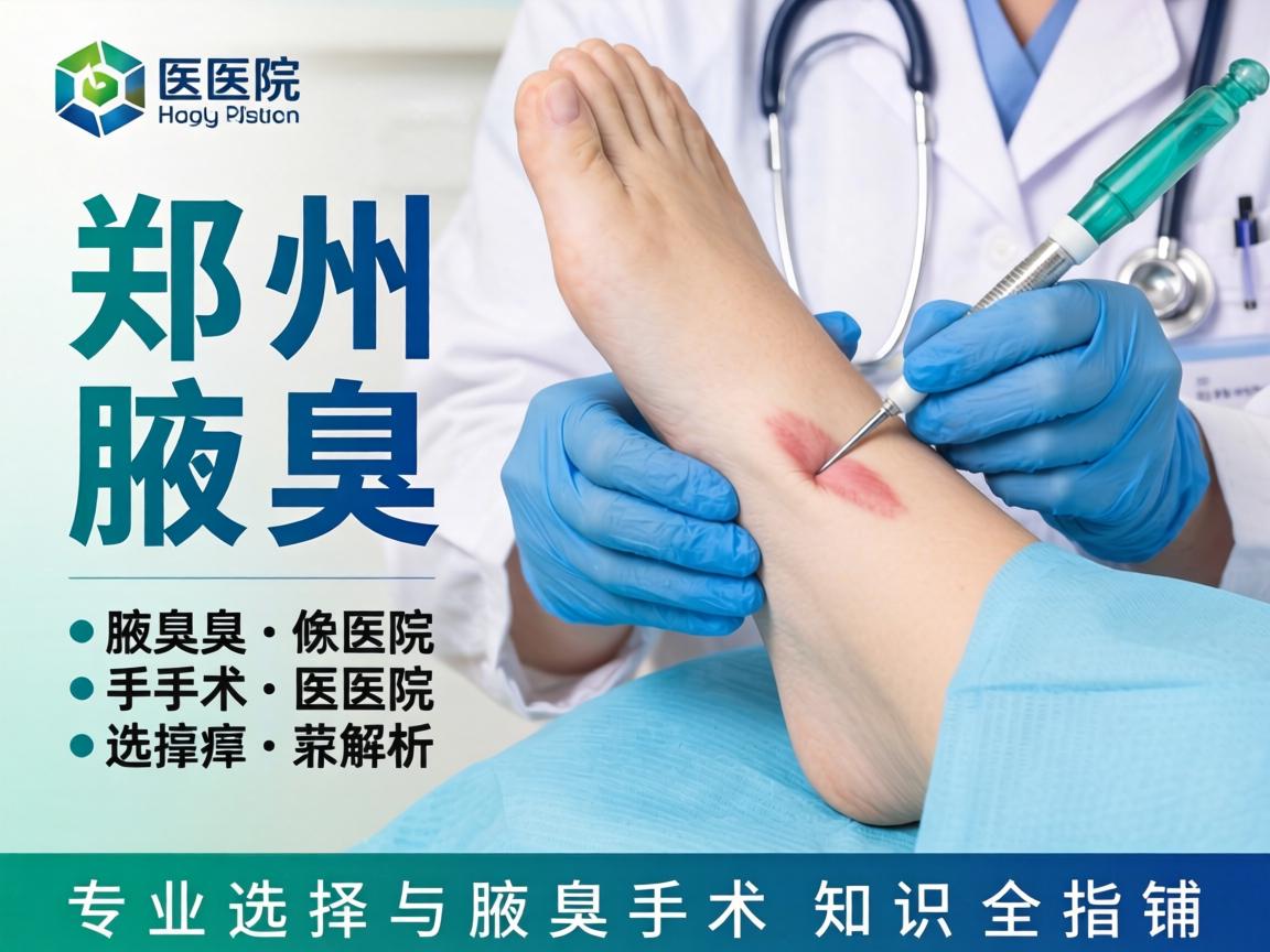 郑州腋臭手术医院解析，专业选择与腋臭手术知识全指南