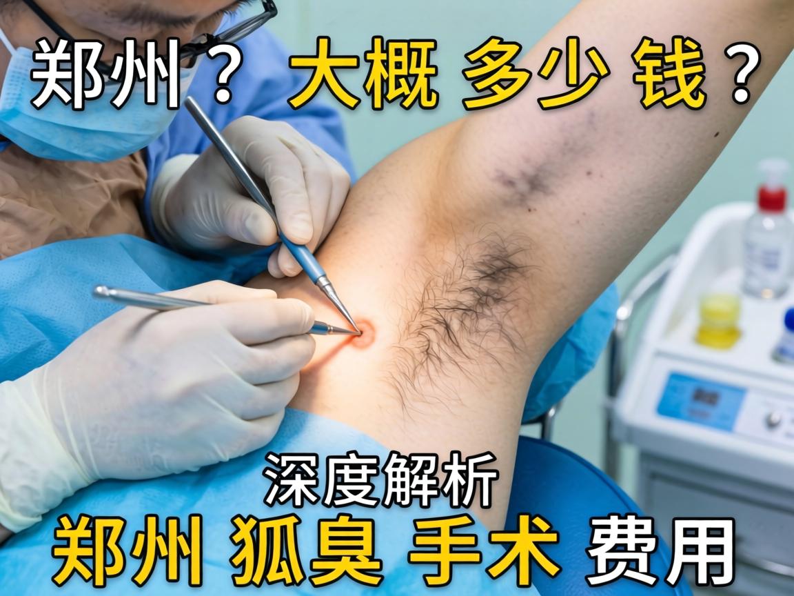 郑州狐臭手术大概多少钱？深度解析郑州狐臭手术费用