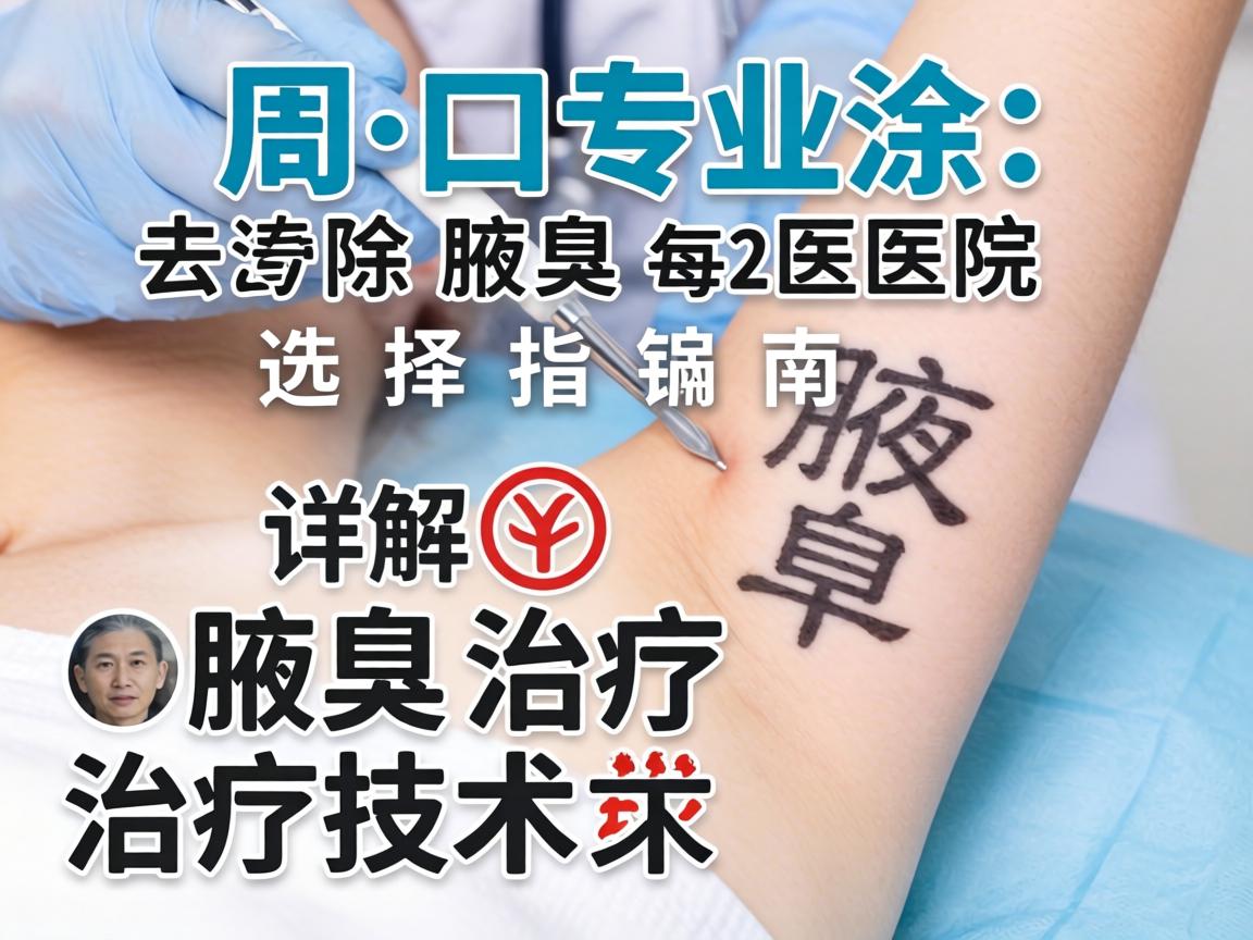 周口专业去除腋臭医院选择指南,详解腋臭治疗技术 周口专业去除腋臭医院选择指南,详解腋臭治疗技术