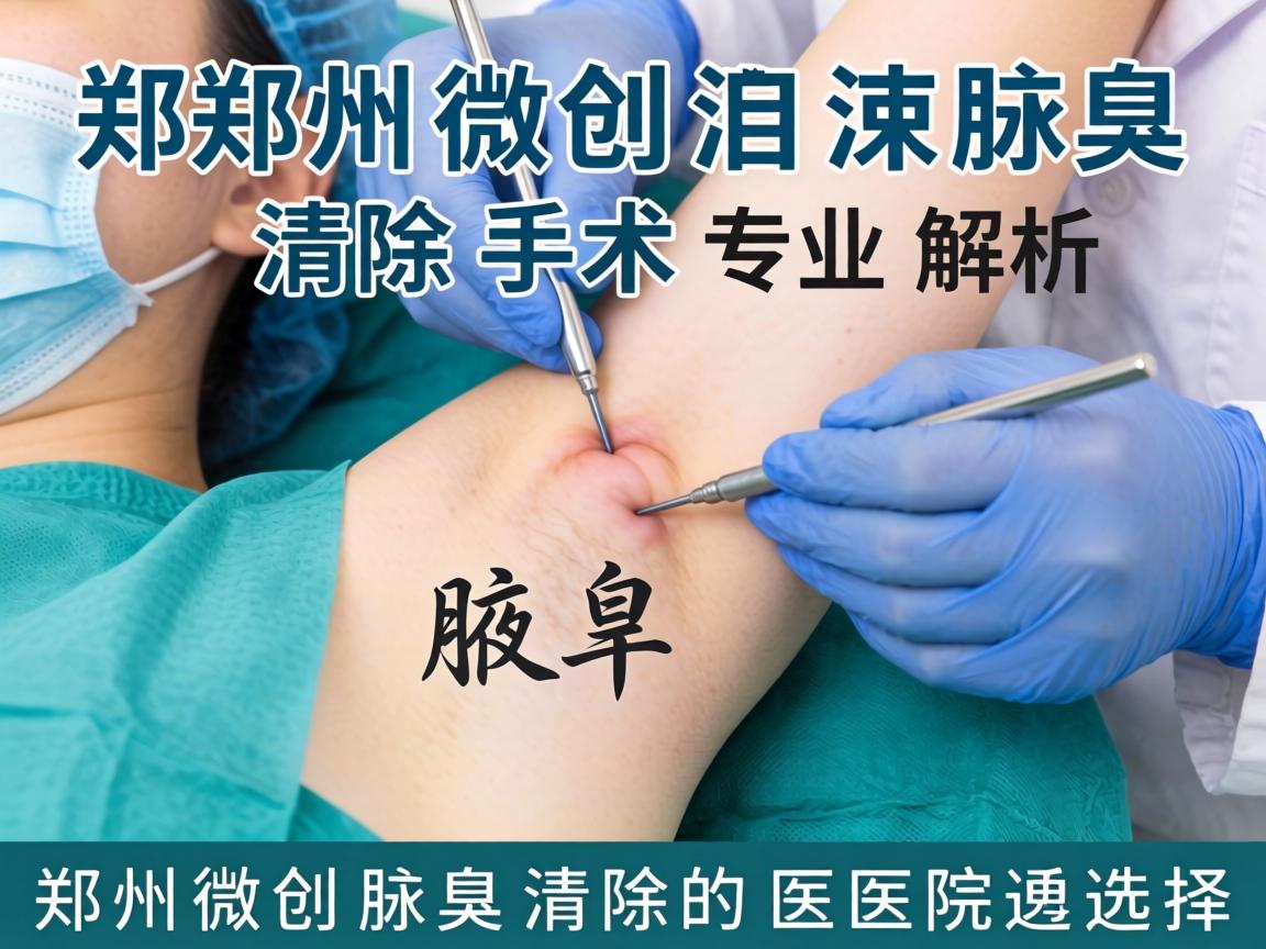 郑州微创腋臭清除手术，专业解析郑州微创腋臭清除的医院选择