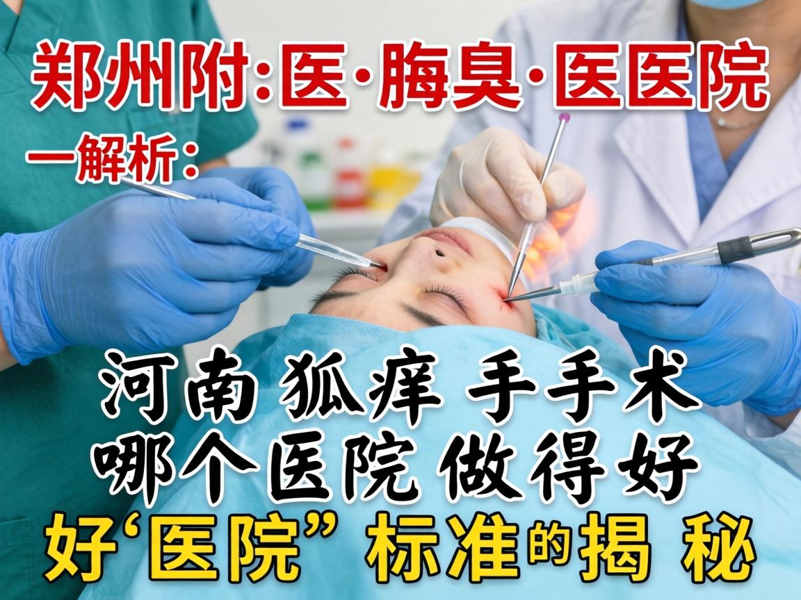 郑州附医腋臭医院解析,河南狐臭手术哪个医院做得好,好医院的标准揭秘 郑州附医腋臭医院解析,河南狐臭手术哪个医院做得好,好医院的标准揭秘