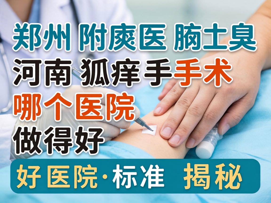 郑州附医腋臭医院解析,河南狐臭手术哪个医院做得好,好医院的标准揭秘 郑州附医腋臭医院解析,河南狐臭手术哪个医院做得好,好医院的标准揭秘