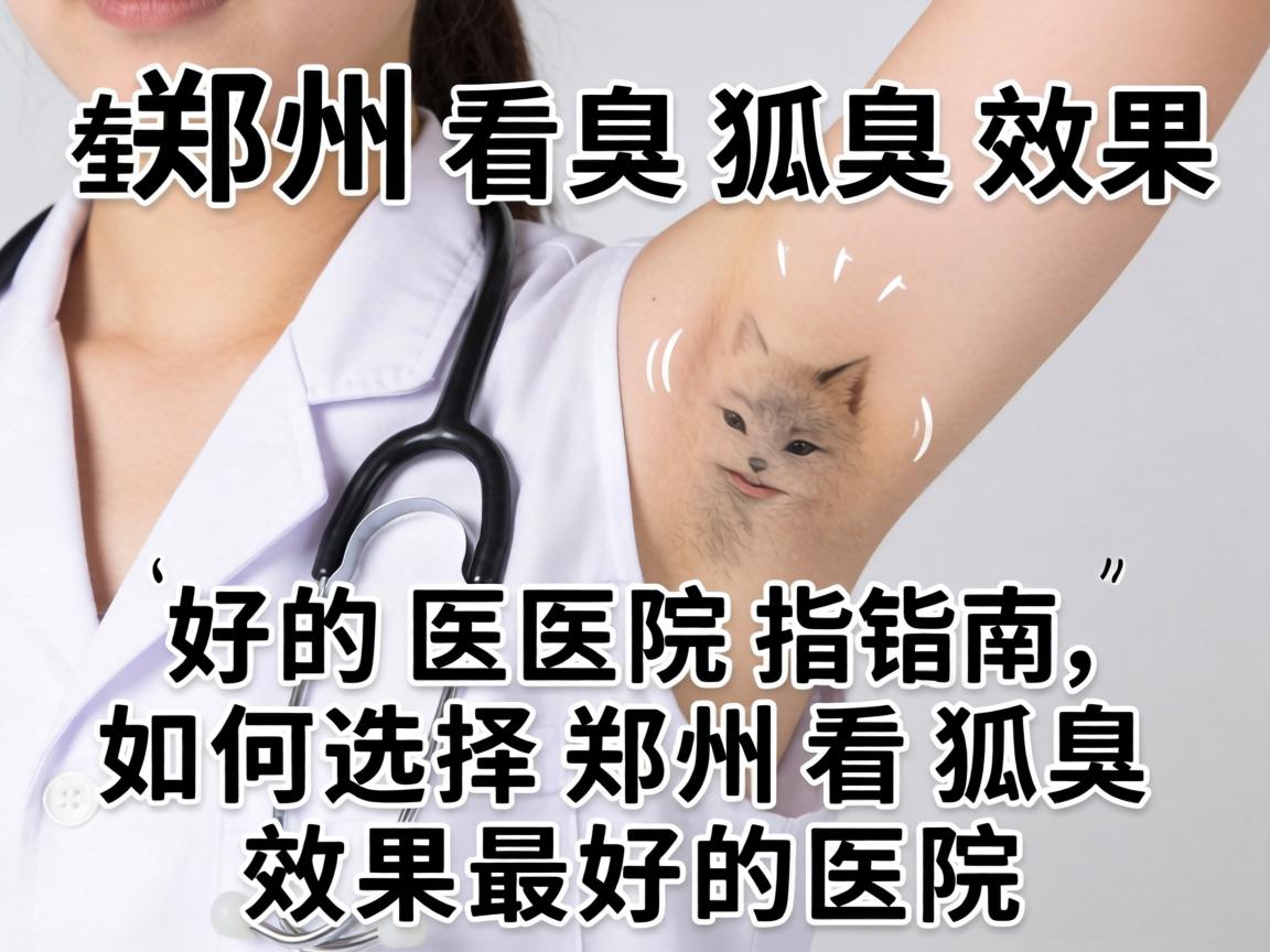 郑州看狐臭效果最好的医院指南，如何选择郑州看狐臭效果最好的医院