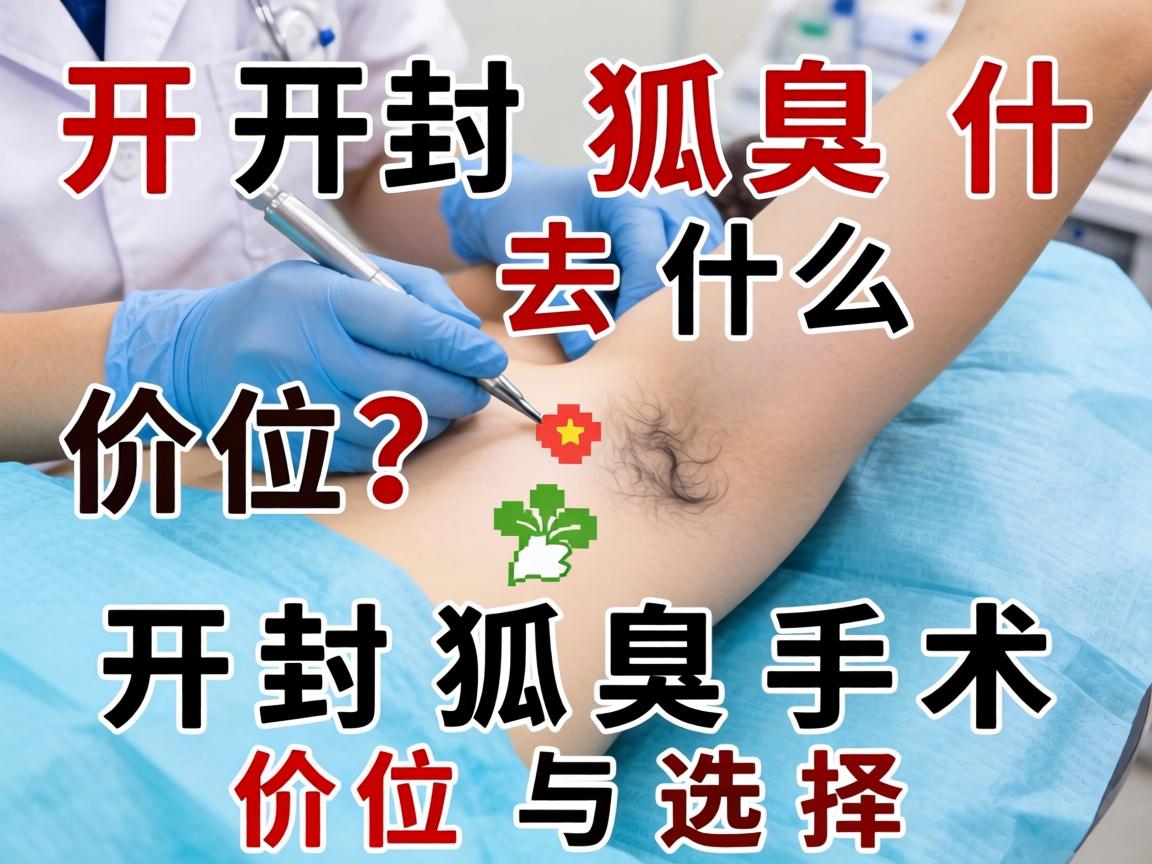 开封去狐臭什么价位？详解开封狐臭手术价位与选择
