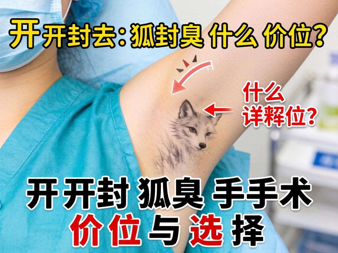 开封去狐臭什么价位？详解开封狐臭手术价位与选择