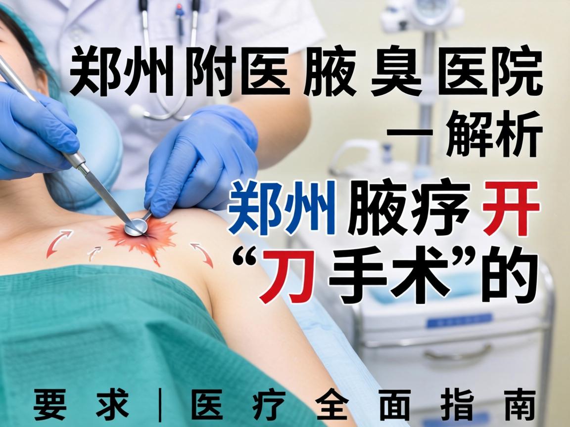 郑州附医腋臭医院解析，郑州腋臭开刀手术的全面指南