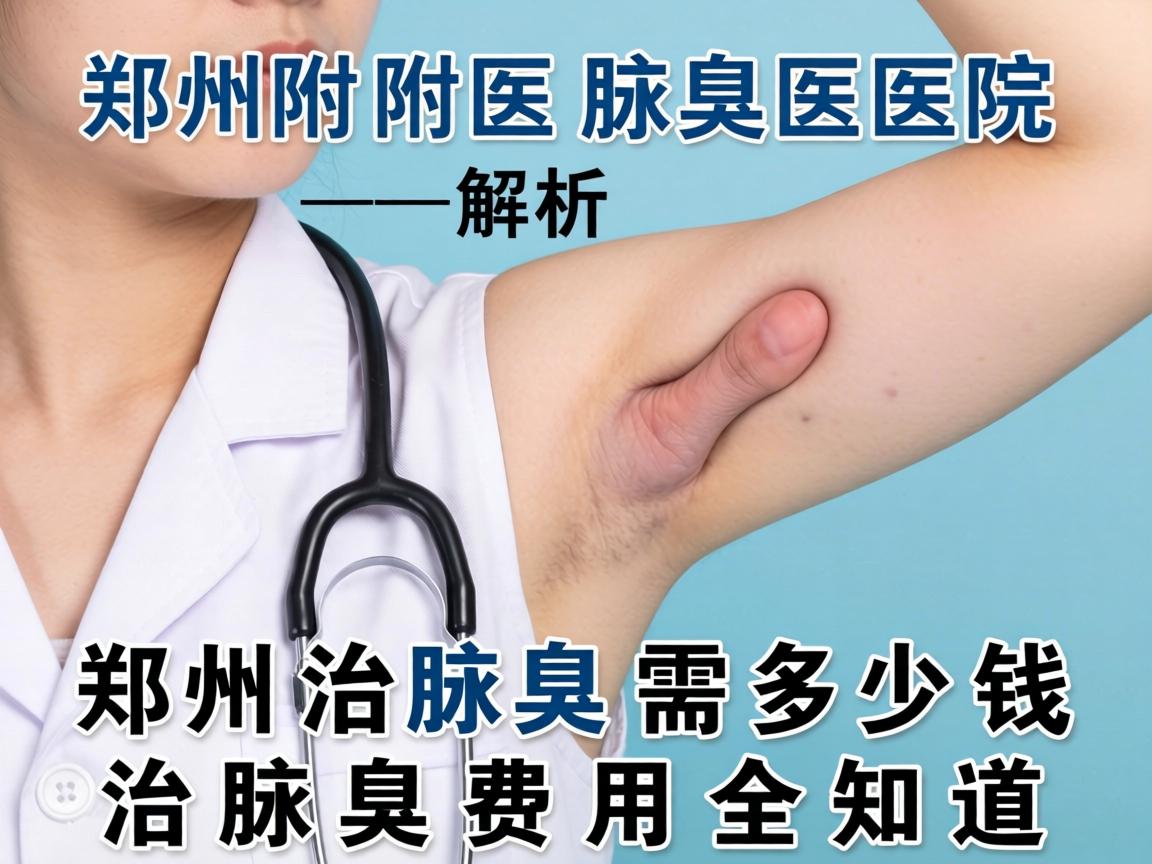 郑州附医腋臭医院解析，郑州治腋臭需多少钱，治腋臭费用全知道