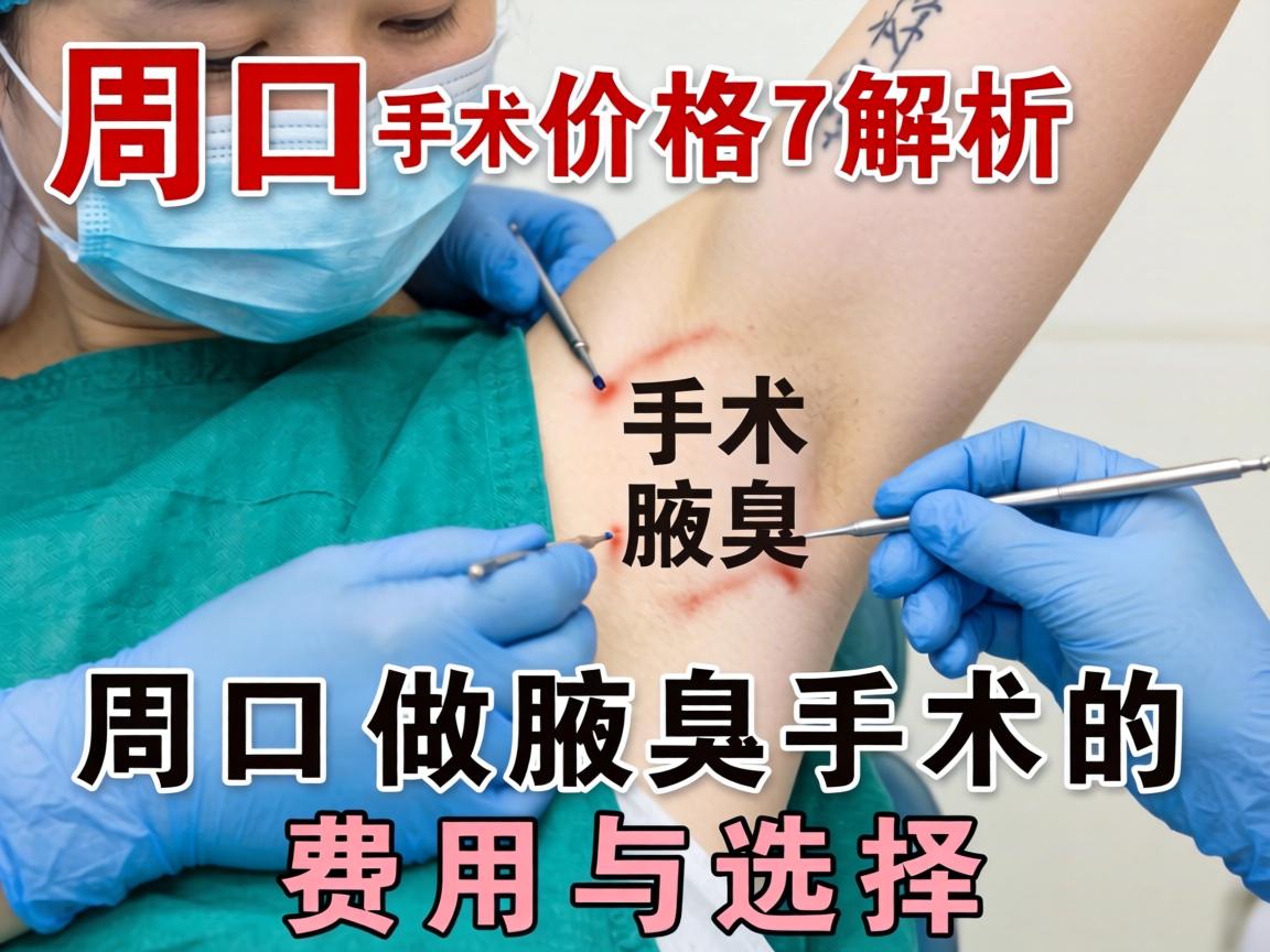 周口腋臭手术价格解析，周口做腋臭手术的费用与选择