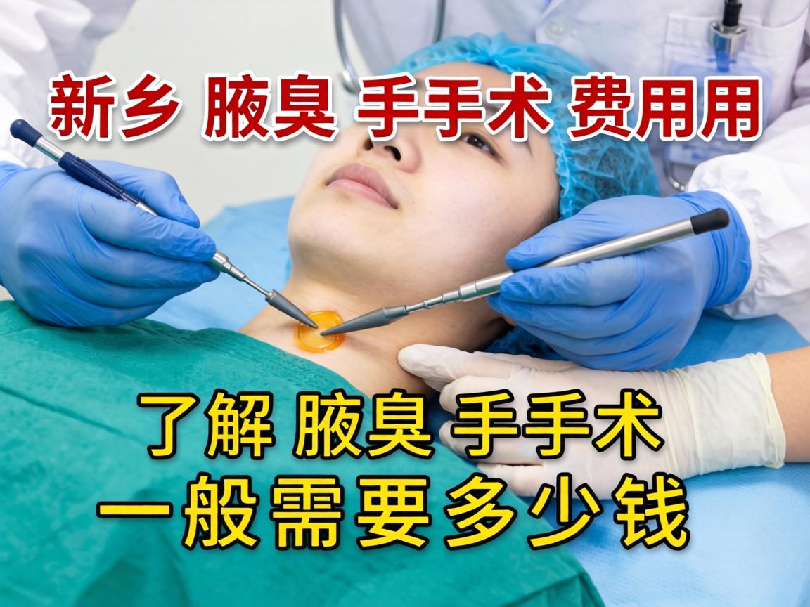 新乡腋臭手术费用解析，了解腋臭手术一般需要多少钱