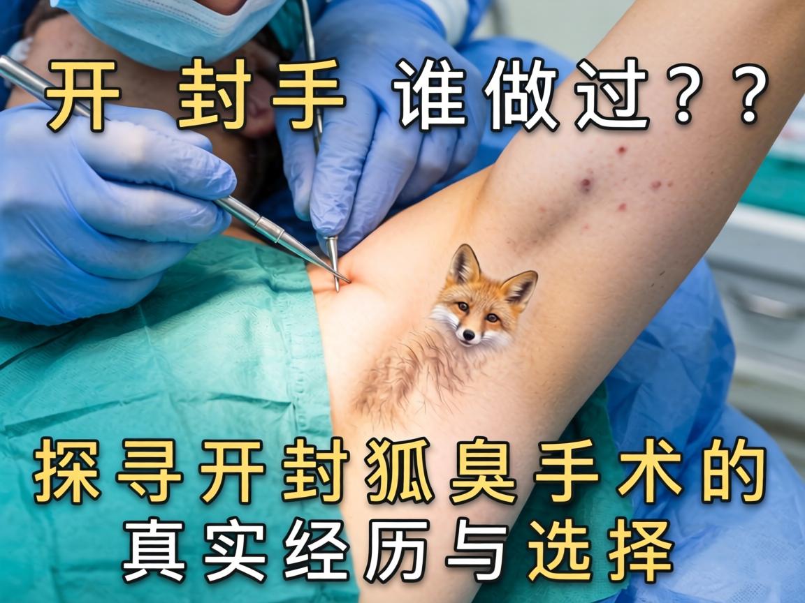 开封狐臭手术谁做过？探寻开封狐臭手术的真实经历与选择