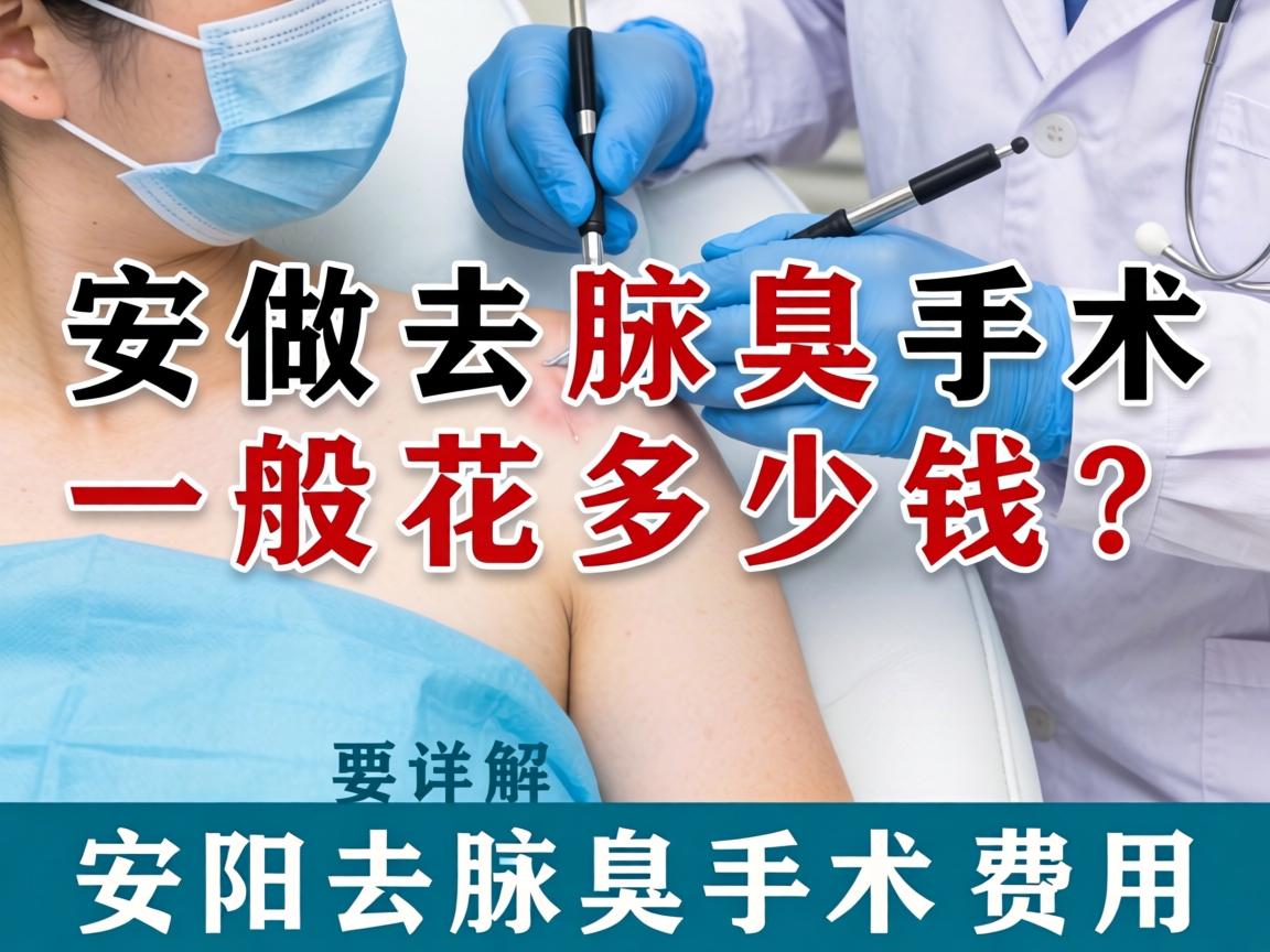 安阳做去腋臭手术一般花多少钱？详解安阳去腋臭手术费用