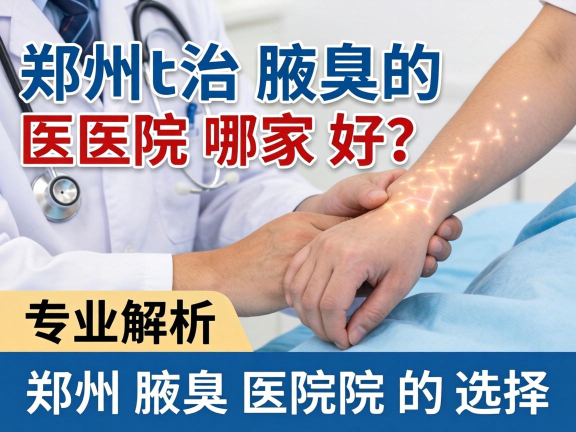 郑州治腋臭的医院哪家好？专业解析郑州腋臭医院的选择