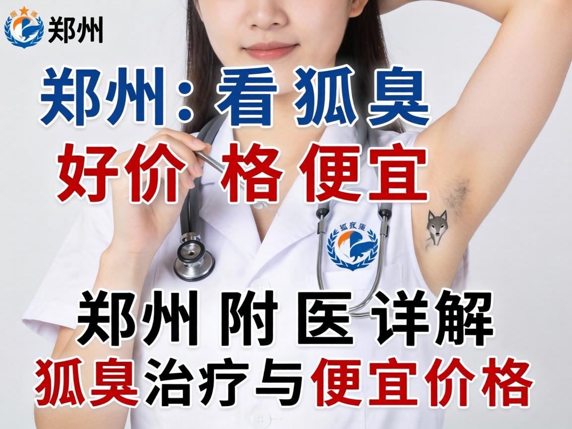 郑州看狐臭好价格便宜，郑州附医详解狐臭治疗与便宜价格