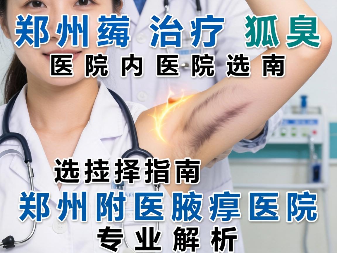 郑州治疗狐臭医院选择指南，郑州附医腋臭医院专业解析