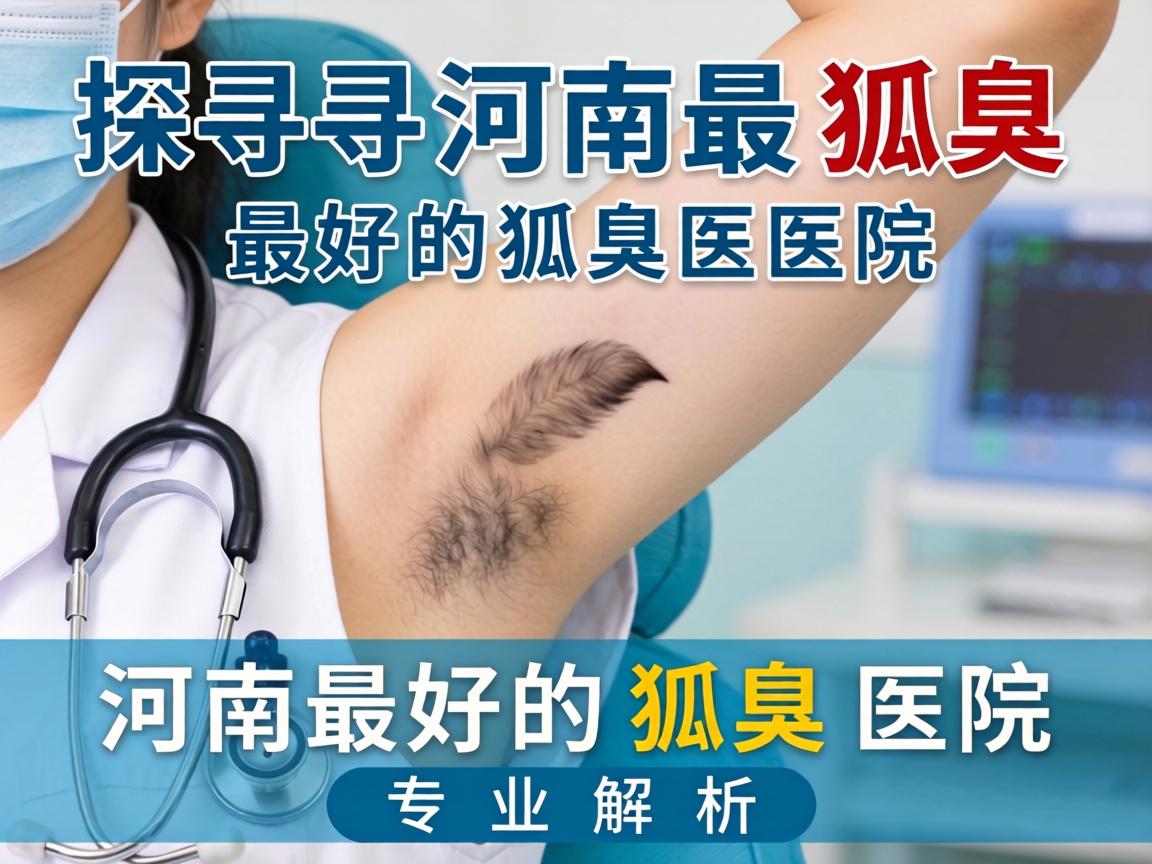 探寻河南最好的狐臭医院，河南最好的狐臭医院专业解析