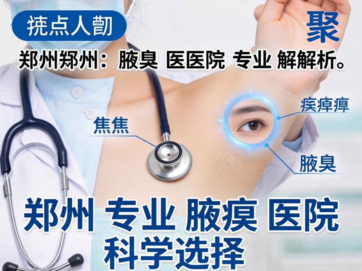 郑州腋臭医院专业解析,聚焦郑州专业腋臭医院的科学选择 郑州腋臭医院专业解析,聚焦郑州专业腋臭医院的科学选择