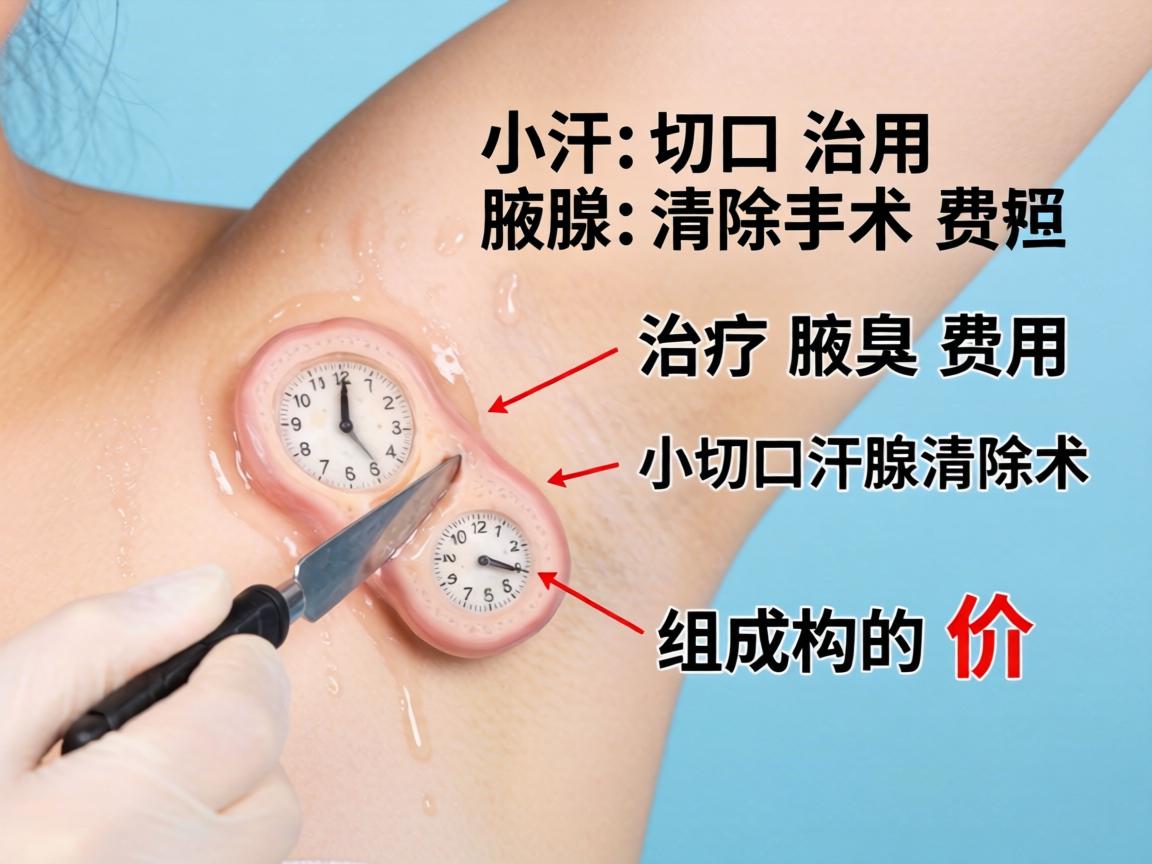 小切口汗腺清除术治疗腋臭费用，详解小切口汗腺清除术的价格构成
