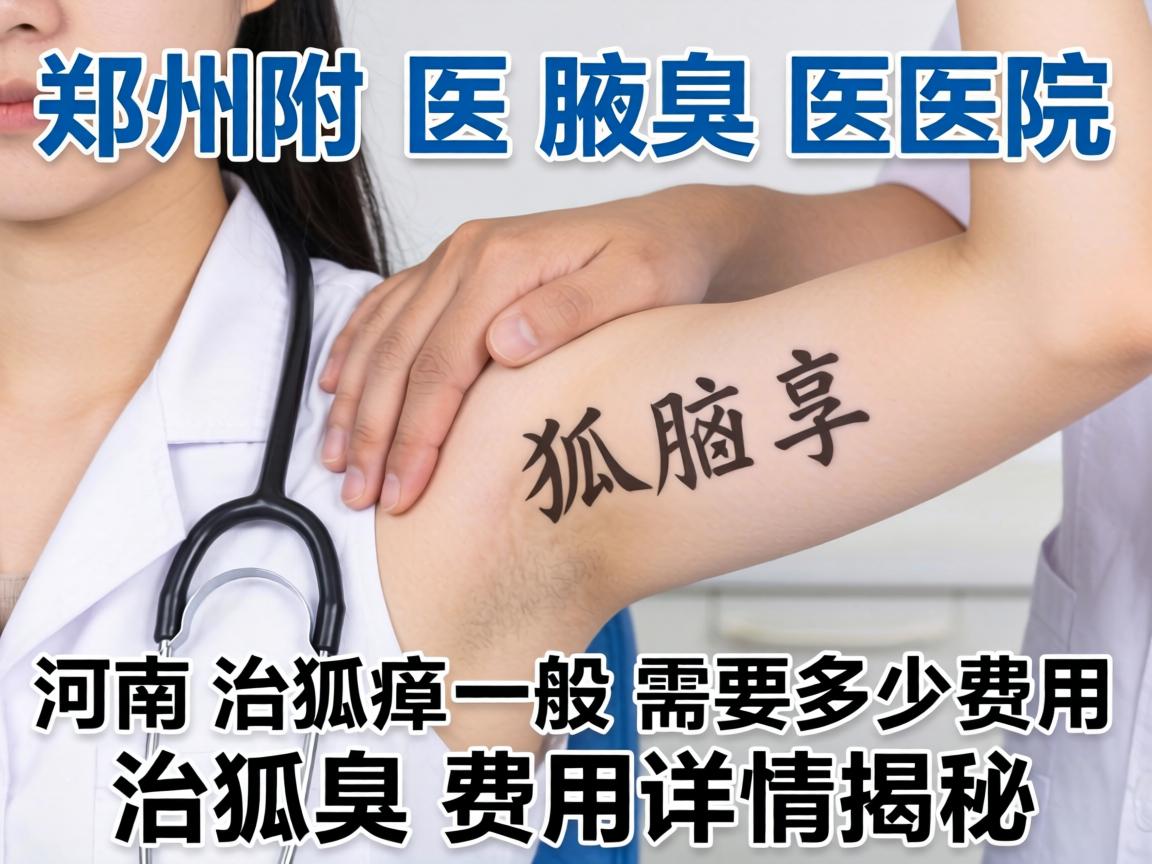 郑州附医腋臭医院解析，河南治狐臭一般需要多少费用，治狐臭费用详情揭秘