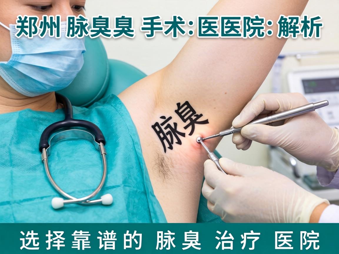 郑州腋臭手术医院解析，如何选择靠谱的腋臭治疗医院