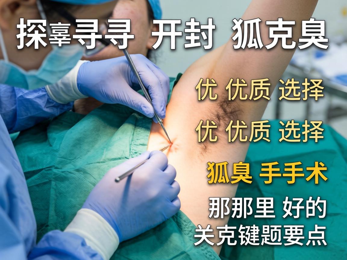探寻开封狐臭手术优质选择，详解狐臭手术那里好的关键要素