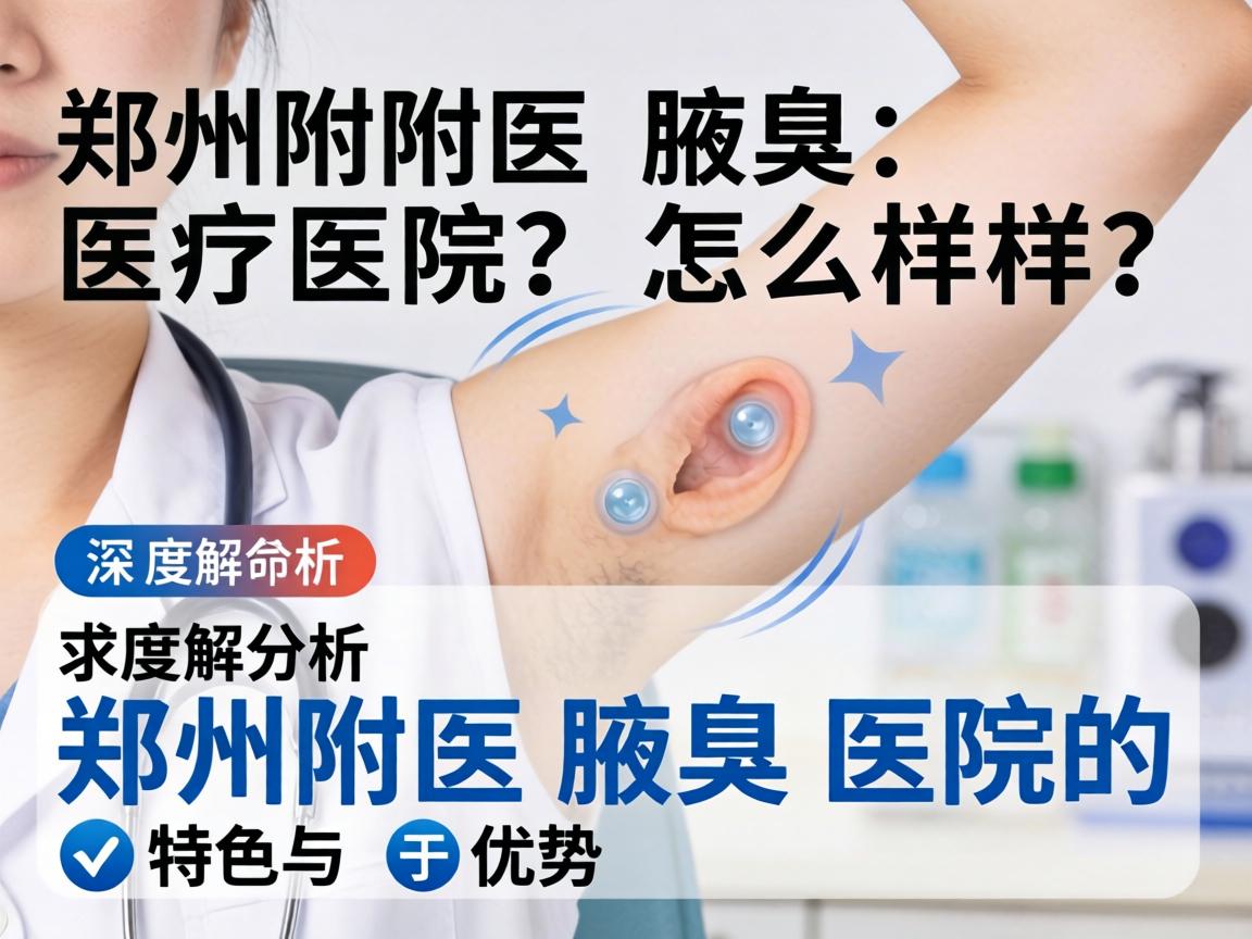 郑州附医腋臭医院怎么样？深度解析郑州附医腋臭医院的特色与优势
