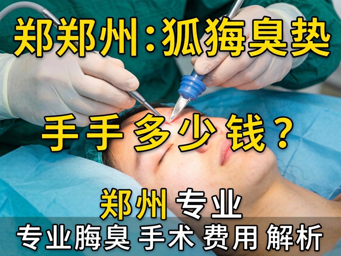 郑州狐臭手术多少钱?郑州专业腋臭手术费用解析 郑州狐臭手术多少钱?郑州专业腋臭手术费用解析