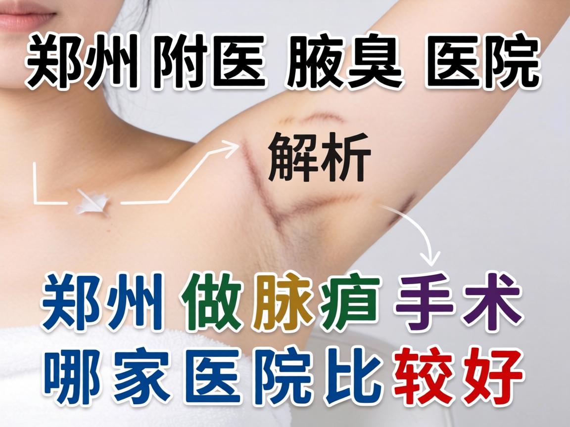 郑州附医腋臭医院解析，郑州做腋臭手术哪家医院比较好